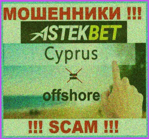 Будьте осторожны махинаторы AstekBet расположились в офшоре на территории - Кипр