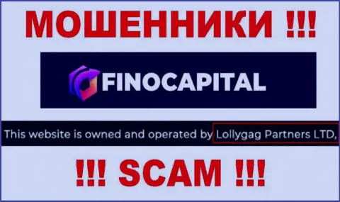 Инфа об юридическом лице Fino Capital, ими оказалась компания Lollygag Partners LTD