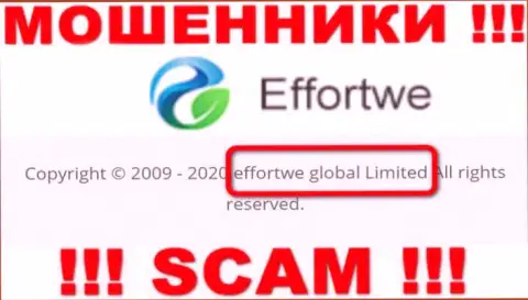 На сайте Effortwe 365 сказано, что Effortwe Global Limited - это их юридическое лицо, однако это не обозначает, что они добросовестные