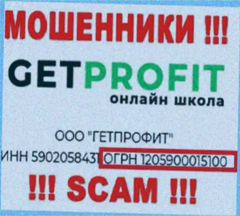 Get Profit воры глобальной сети internet !!! Их номер регистрации: 1205900015100