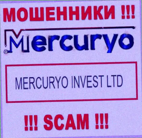 Юридическое лицо Меркурио Ко - это Mercuryo Invest LTD, такую информацию предоставили мошенники на своем веб-ресурсе