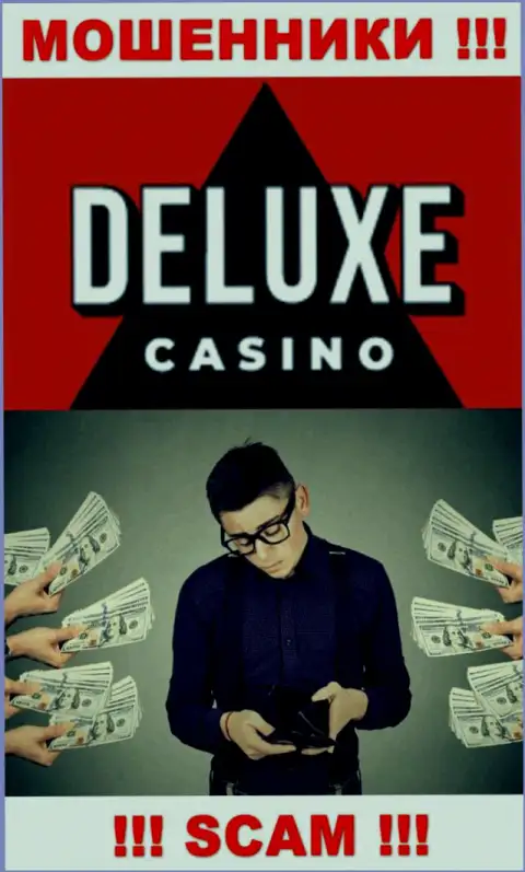 Если Вас развели на деньги в брокерской конторе Deluxe Casino, тогда пишите жалобу, Вам попытаются оказать помощь