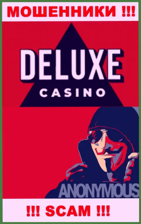 Информации о непосредственном руководстве компании Deluxe Casino найти не удалось - посему не надо сотрудничать с указанными кидалами