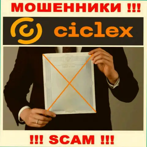 Инфы о лицензии конторы Ciclex на ее официальном web-ресурсе НЕ засвечено