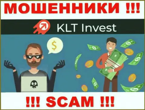 Не нужно платить никакого налога на заработок в KLTInvest Com, все равно ни рубля не позволят забрать