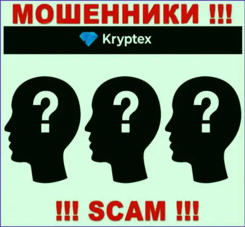 На веб-сервисе Kryptex Org не представлены их руководители - ворюги безнаказанно прикарманивают денежные активы