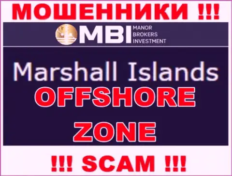 Организация ManorBrokersInvestment - это internet мошенники, обосновались на территории Marshall Islands, а это оффшор