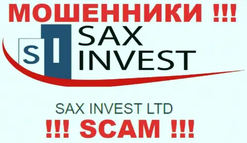 Инфа про юр. лицо интернет-кидал Sax Invest - SAX INVEST LTD, не обезопасит вас от их лап