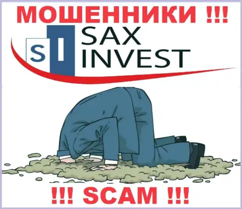 Вы не выведете финансовые средства, инвестированные в организацию Sax Invest - это интернет жулики !!! У них нет регулирующего органа