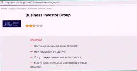 Организация BusinessInvestorGroup - это МОШЕННИКИ !!! Обзор с фактами разводилова