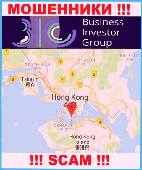 Оффшорное расположение БизнесИнвесторГрупп - на территории Hong Kong
