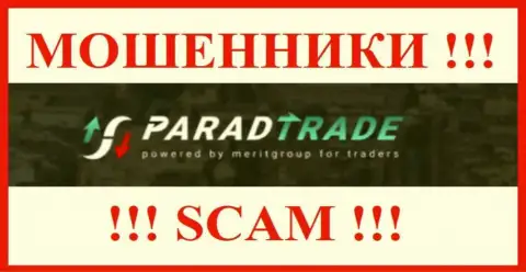 Логотип МОШЕННИКОВ ParadTrade Com