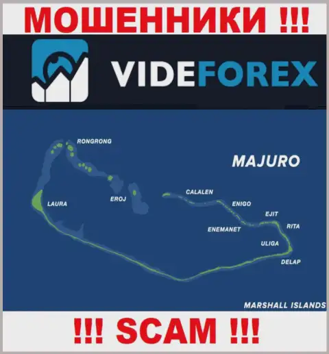 Компания Вайд Форекс зарегистрирована очень далеко от клиентов на территории Majuro, Marshall Islands