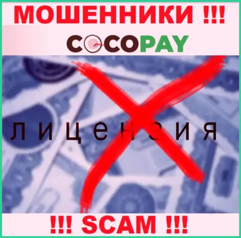Мошенники Coco Pay не смогли получить лицензии, не советуем с ними сотрудничать