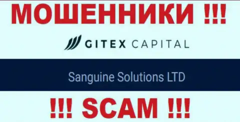 Юридическое лицо Sanguine Solutions LTD - это Sanguine Solutions LTD, такую инфу предоставили ворюги у себя на сайте