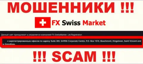 Юридическое место регистрации internet-махинаторов FX-SwissMarket Ltd - Saint Vincent and the Grendines