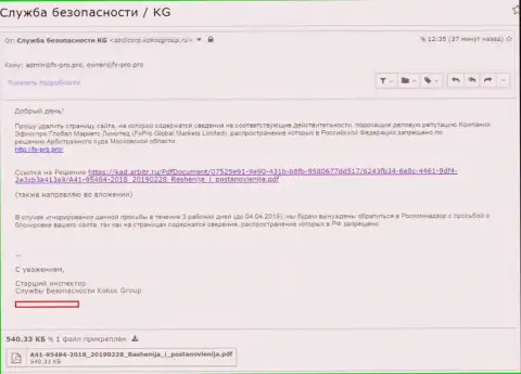 KokocGroup делают попытки отбелить репутацию форекс-шулеров Fx Pro